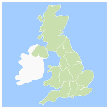 A map of the UK