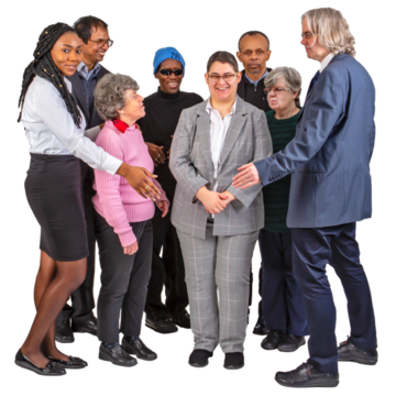 A group of adults