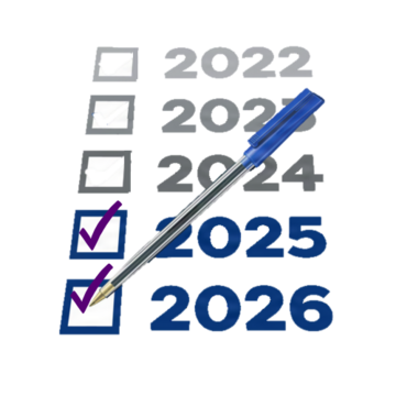 2025 and 2026