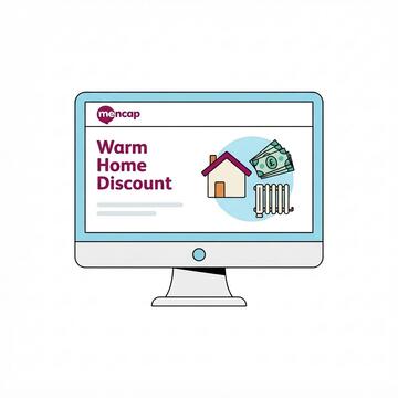 Mencap webpage with information about the Warm Home Discount scheme
