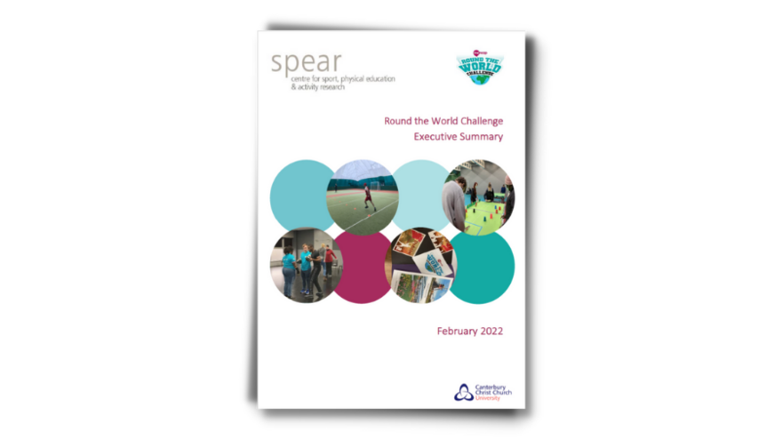 Front cover of the  2022 Round the World Challenge report
