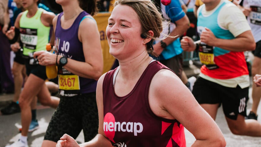Mencap Marathon Runner 