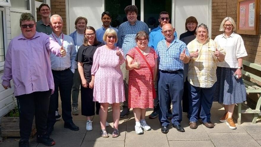 A photograph of members of the Voices Council