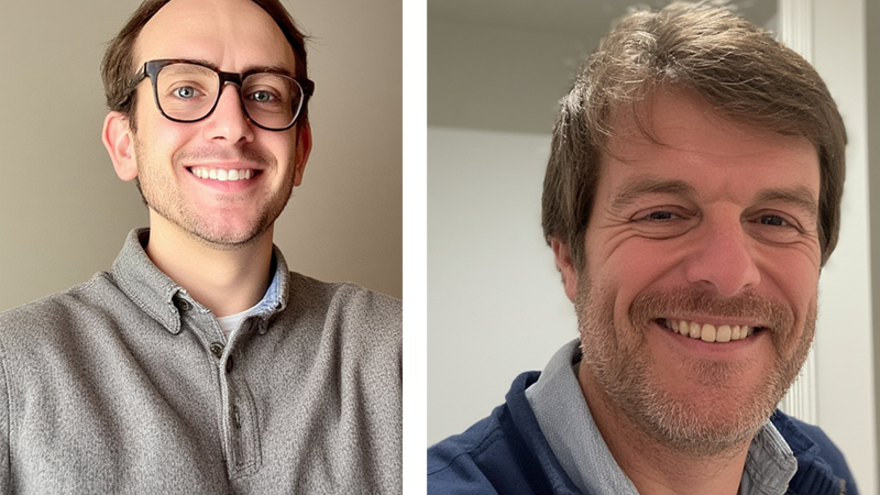 Two AI generated images of a man