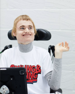 Man smiling