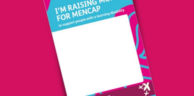 Image of a blank branded poster to fill out